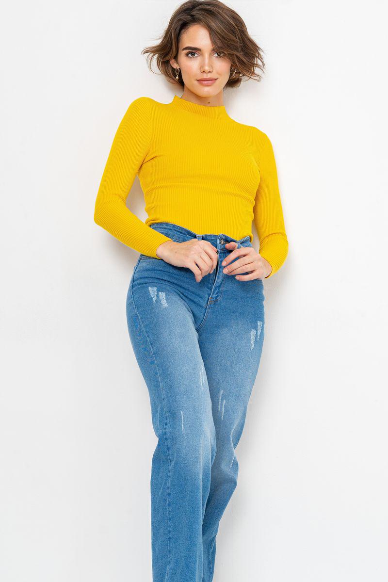 Гольф жіночий базовий Ager 221R915 S/M Жовтий (9621866) - фото 3 Гольф жіночий базовий Ager 221R915 S/M Жовтий (9621866) - фото 3