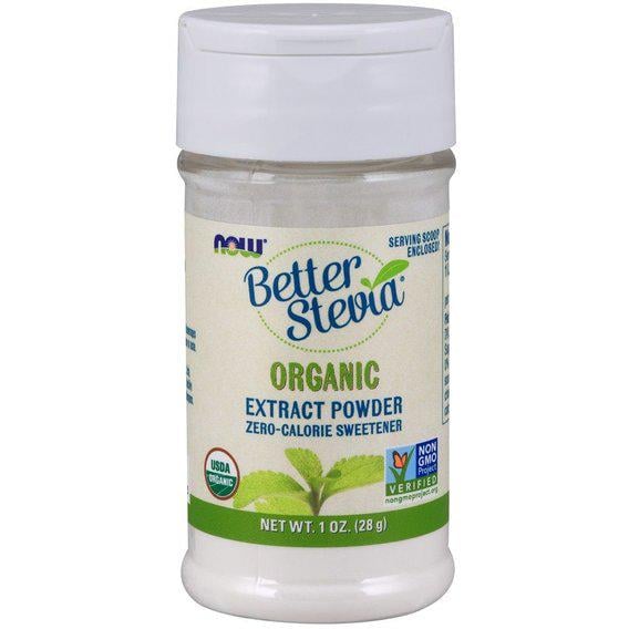 Замінник цукру NOW Foods Better Stevia Extract Powder 28 г 622 порції