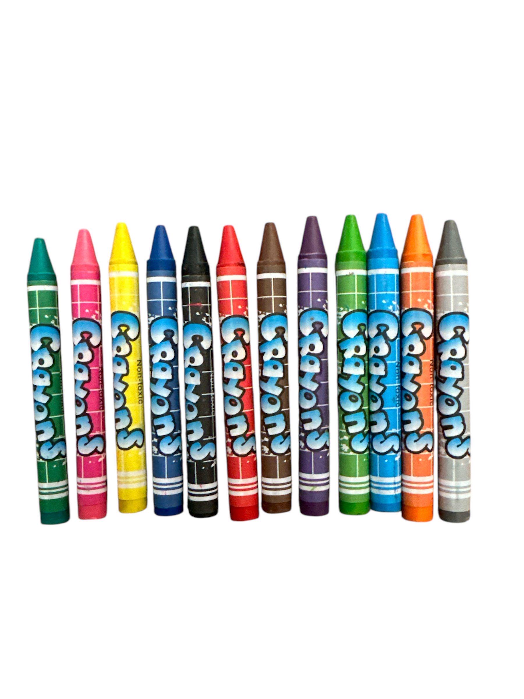 Олівці воскові Crayons 12 кольорів (26216199) - фото 3