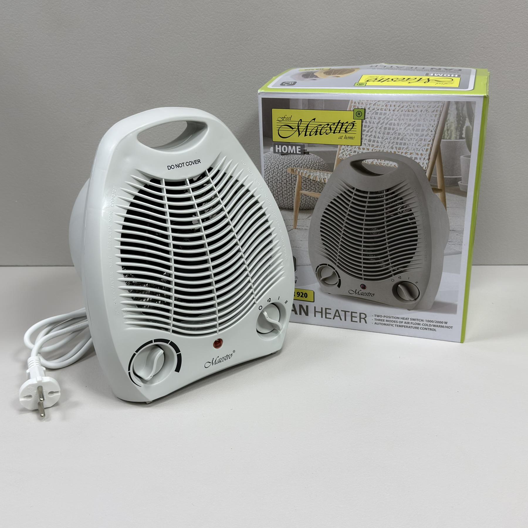 Тепловентилятор Maestro MR-920 Сірий (21605764)