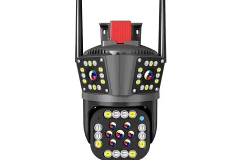 Видеокамера уличная Wi-Fi YOSO YO-IPC49D6MP50 PTZ V380 с 3 объективами SD/карта 2,8 мм (2666600463) Видеокамера уличная Wi-Fi YOSO YO-IPC49D6MP50 PTZ V380 с 3 объективами SD/карта 2,8 мм (2666600463)