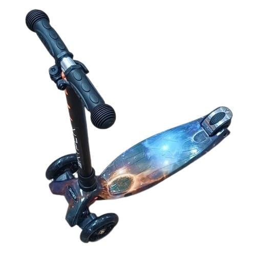 Самокат трехколесный Skyper MAXI дека-рисунок руль Черный (113-74156)