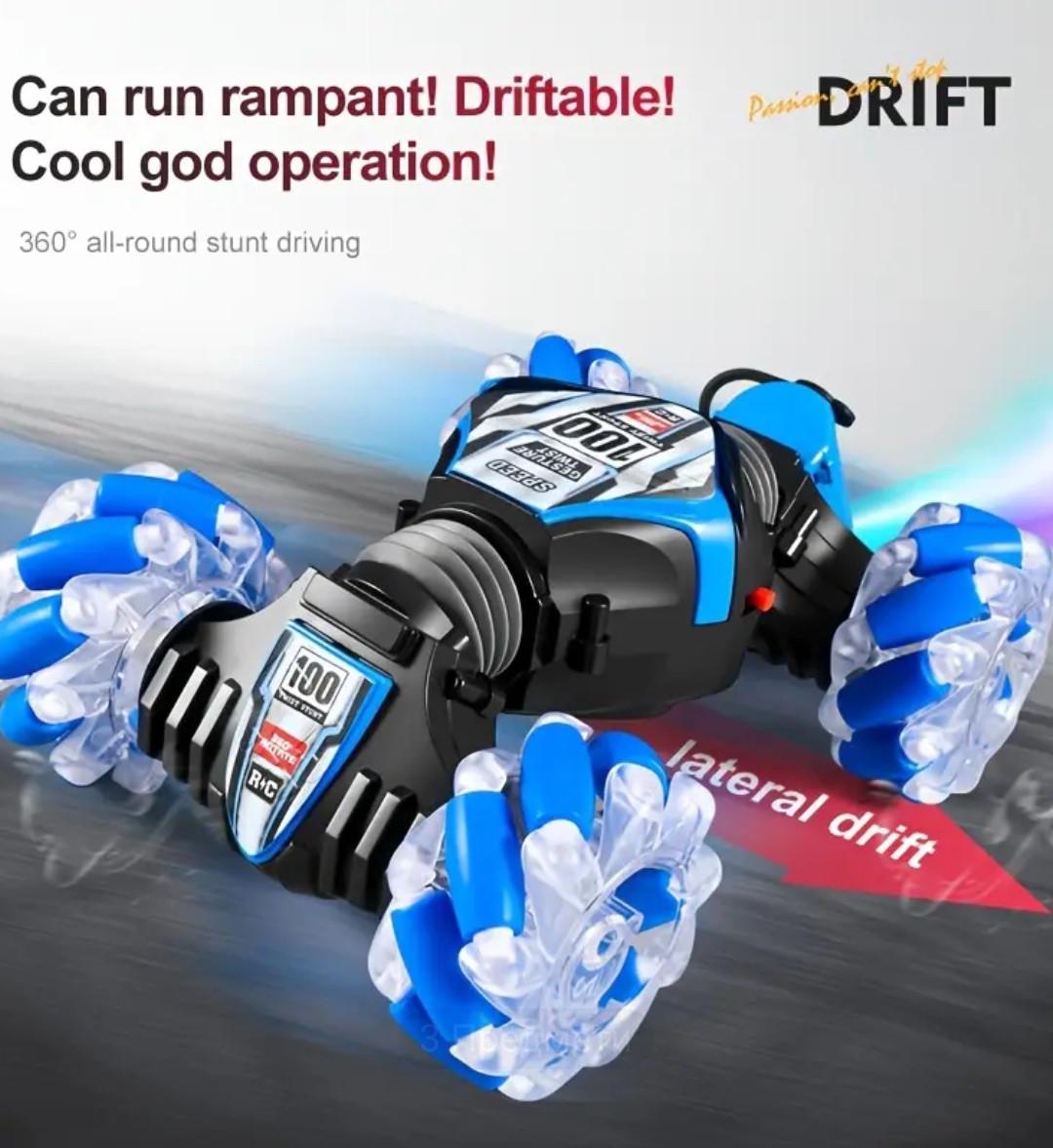 Радіокерована машинка перевертень Twist Stunt Car для дітей з підсвічуванням та трюками 360° та димом - фото 4 Радіокерована машинка перевертень Twist Stunt Car для дітей з підсвічуванням та трюками 360° та димом - фото 4