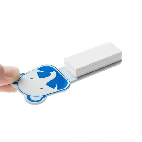 Ручка для кришки унітазу 3M TM18009 Слоник Білий/Блакитний - фото 5 Ручка для кришки унітазу 3M TM18009 Слоник Білий/Блакитний - фото 5