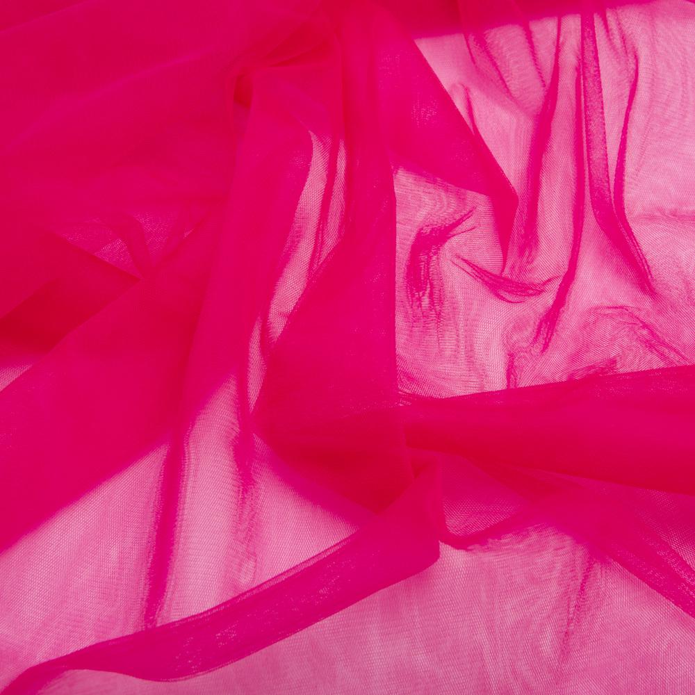 Тканина фатин V-H120 євро 3,0 м Фуксія (23708) - фото 2 Тканина фатин V-H120 євро 3,0 м Фуксія (23708) - фото 2