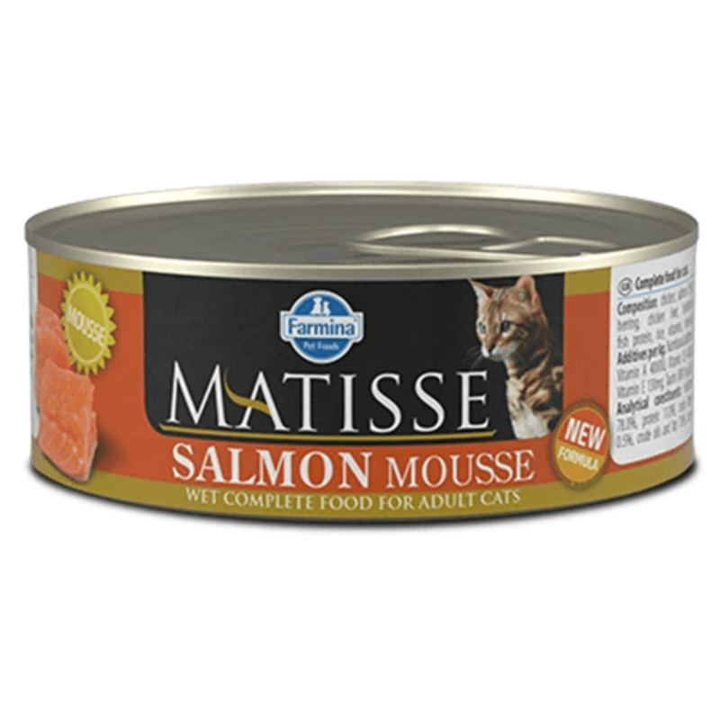 Корм влажный Farmina Matisse Cat Mousse Salmon для взрослых кошек с лососем 85 г (2998381570) Корм влажный Farmina Matisse Cat Mousse Salmon для взрослых кошек с лососем 85 г (2998381570)