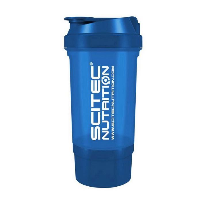 Шейкер для протеина с контейнером Scitec Nutrition Shaker Travel 500 мл