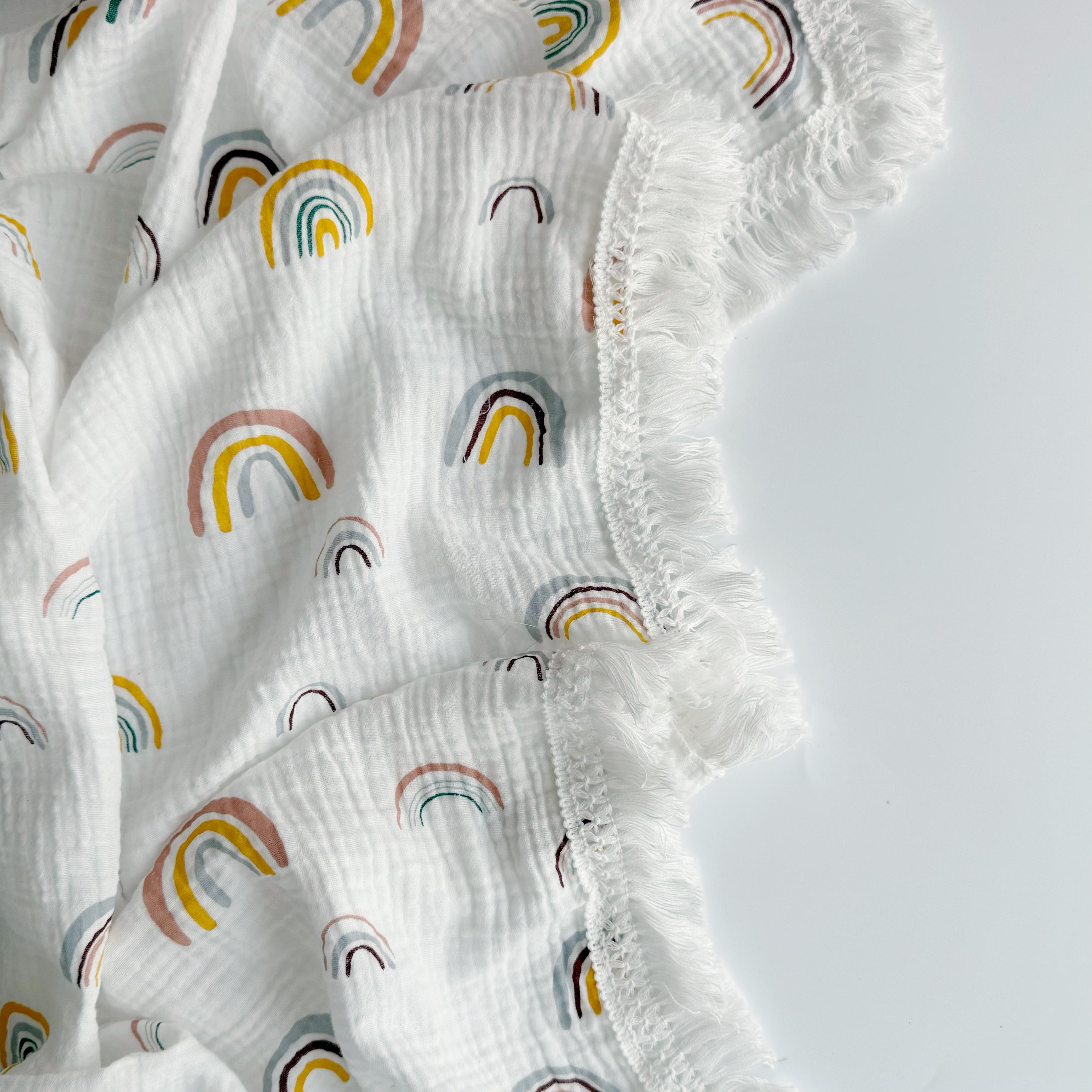 Пеленка муслиновая Баловень Rainbow