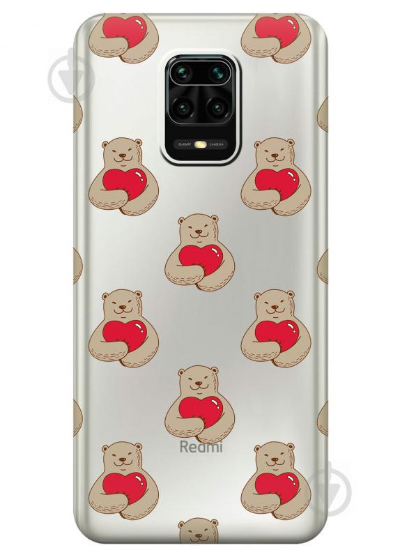 Силиконовый чехол iSwag для Xiaomi Redmi Note 9s Влюбленные медведи (KS2573) Силиконовый чехол iSwag для Xiaomi Redmi Note 9s Влюбленные медведи (KS2573)