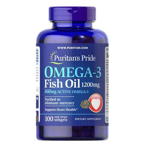 Омега-3 PP Omega-3 Fish Oil 1200 мг 360 мг 100 softgels (013326)