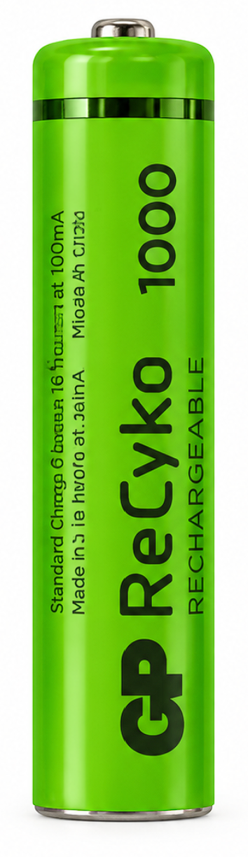 Набор аккумуляторов GP AAA/HR03 1,2V Ni-MH 1000 mAh 2 шт. (29769187)