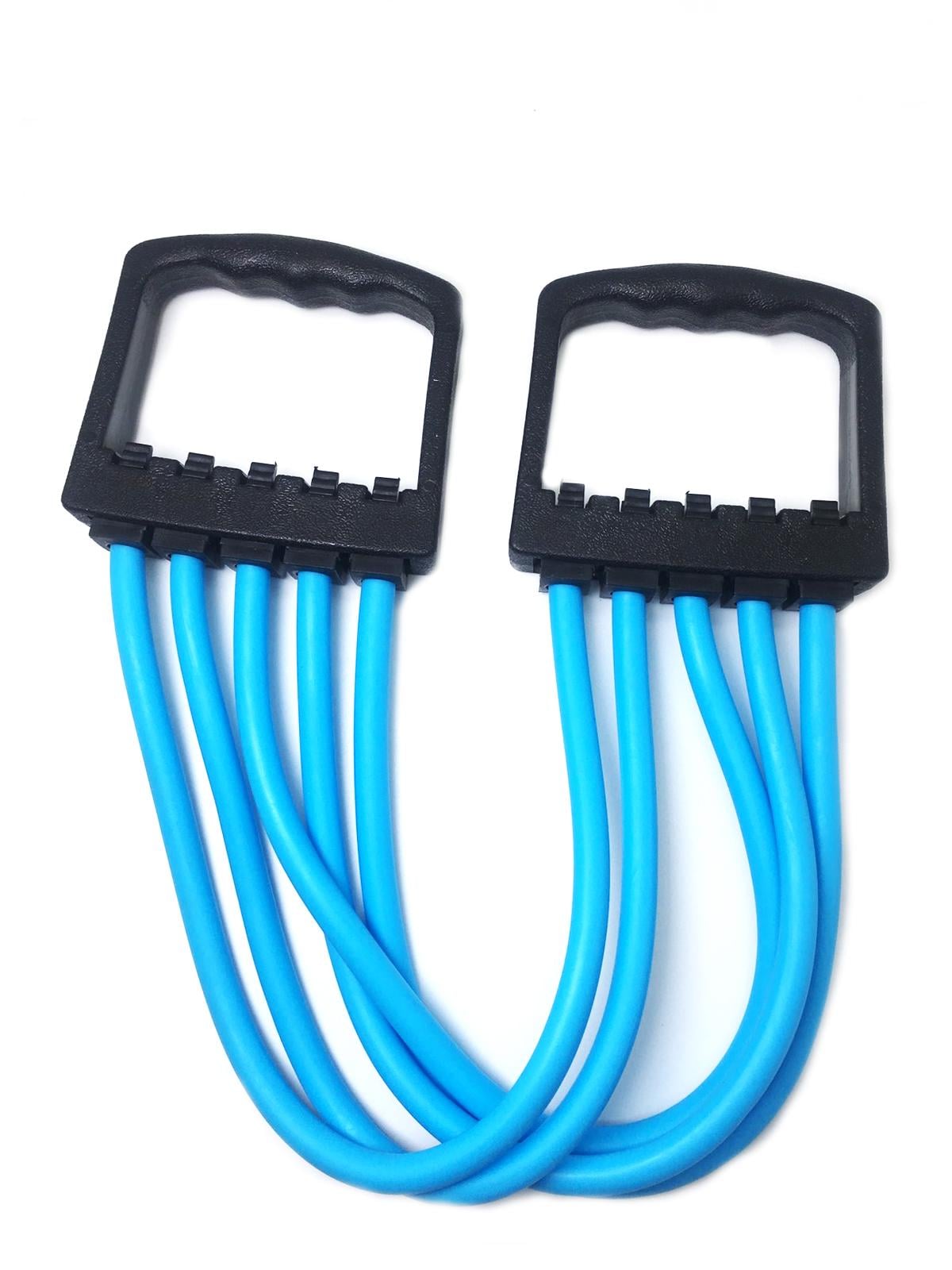 Эспандер плечевой Chest Expander трубчатый 5 резиновых жгутов Голубой (120.571)