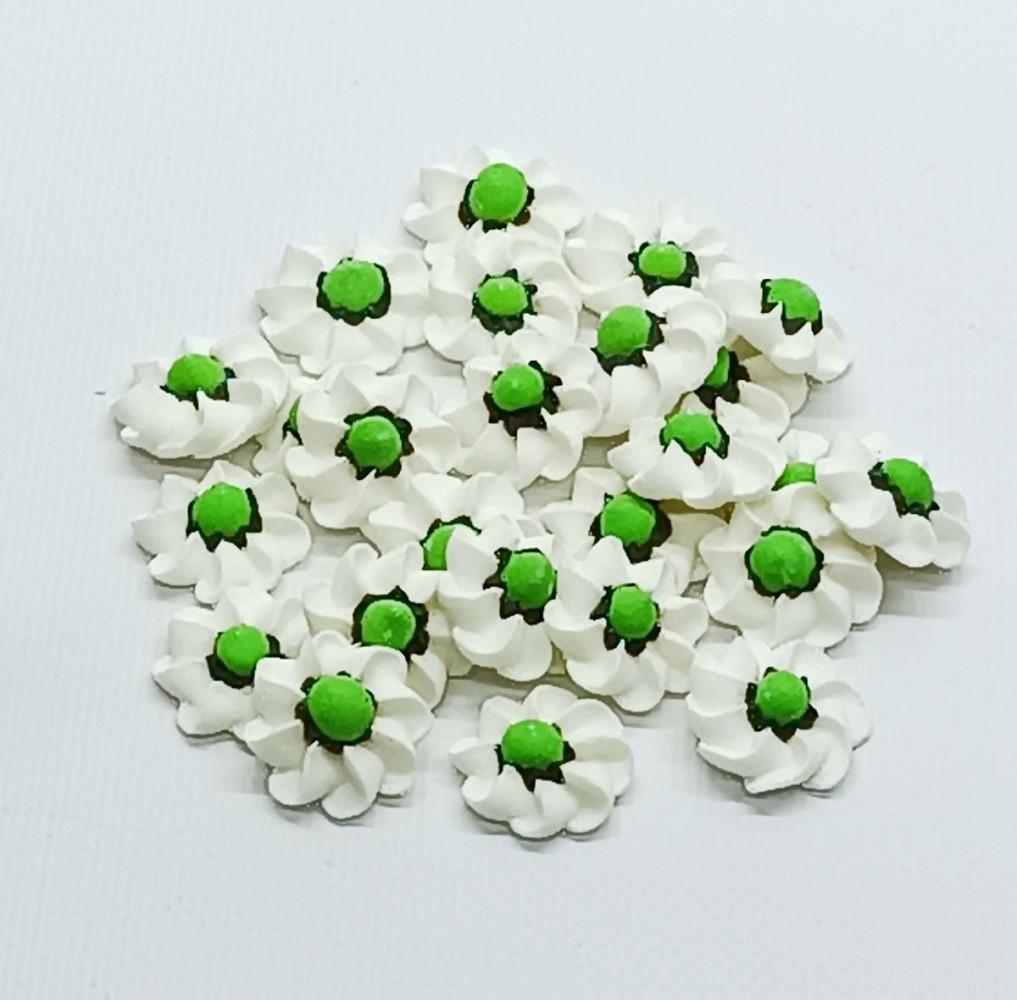 Украшение пасхального кулича Цветочек 987654657 Белый