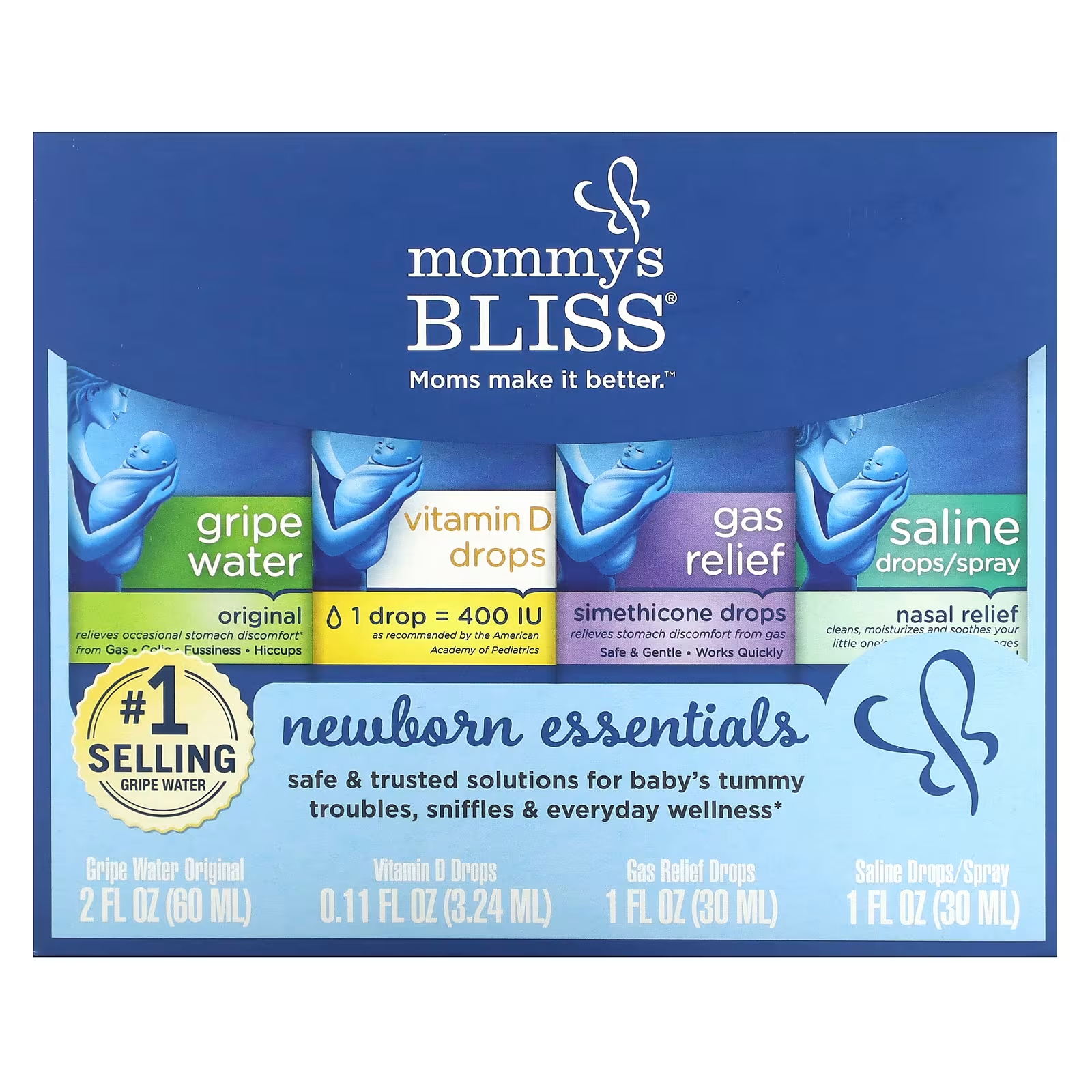Набор для новорожденных Mommy's Bliss 4 пр.