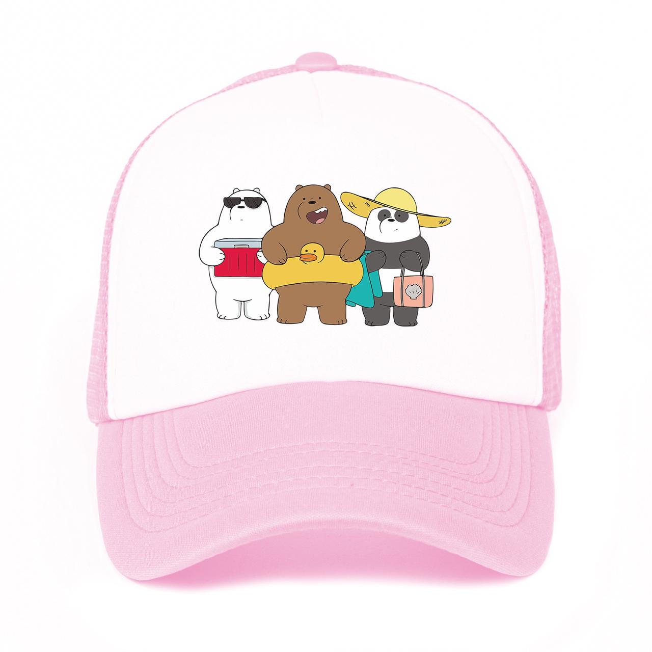 Кепка тракер детская We Bare Bears Розовый (33404-2893-PK)