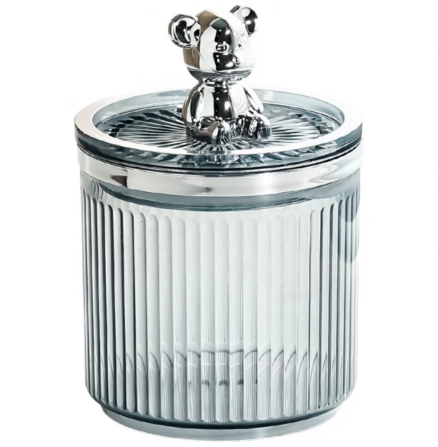 Органайзер-баночка для ватних паличок Ведмедик (4232sriblo) - фото 1 Органайзер-баночка для ватних паличок Ведмедик (4232sriblo) - фото 1