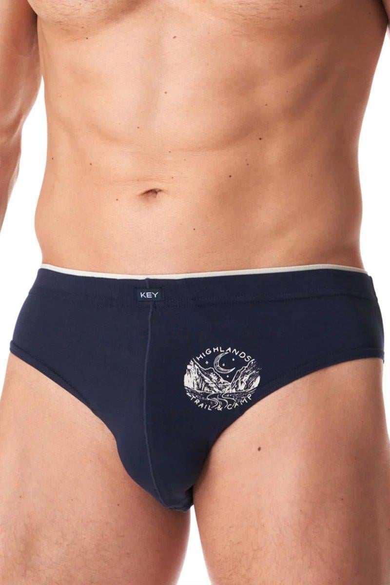 Трусы слипы мужские KEY MPP622 B23 М 2 шт . Разноцветный с рисунком (5904765665908)