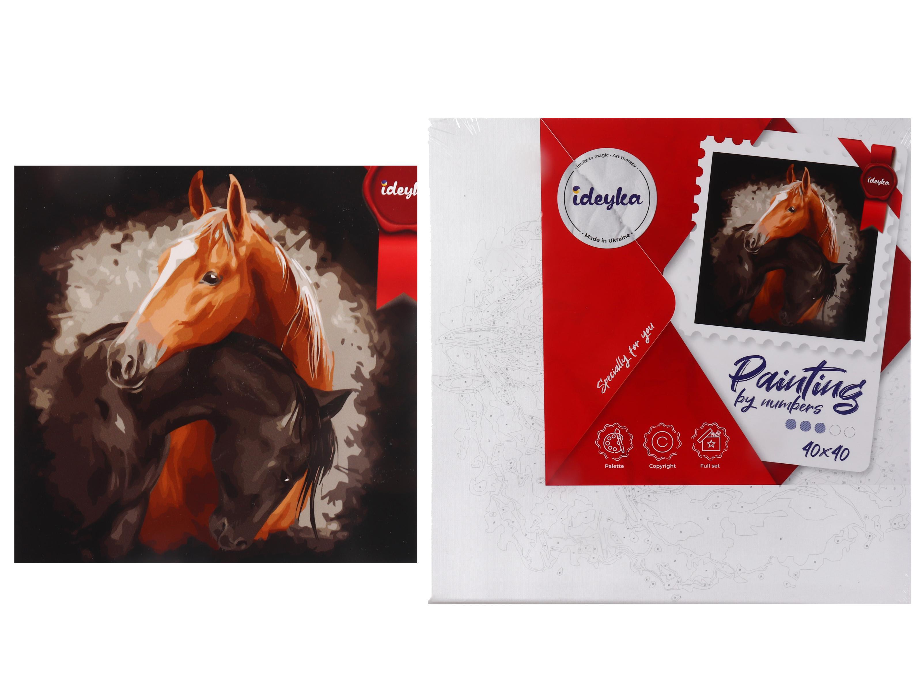 Набір для розпису по номерах Ideyka Граціозна краса КНО4297 40x40 см (MTT-145474)