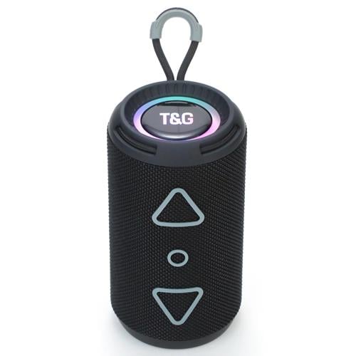 Портативная колонка TG656 FM-радио/USB/TF 8 W Bluetooth с ремешком Black (587985)
