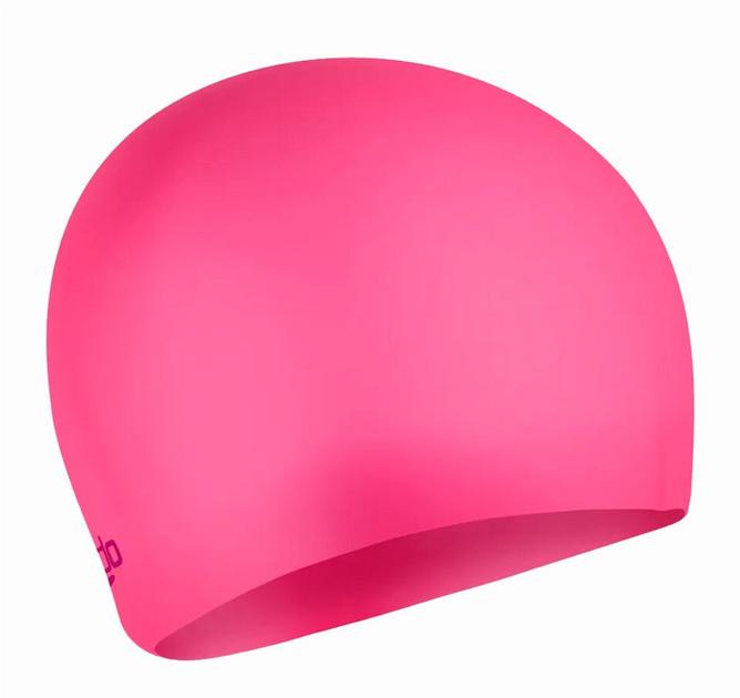 Шапка для плавання Speedo PLAIN MOUD SILC CAP JF/JM/JU OSFM Рожевий (8-7099016979) - фото 2