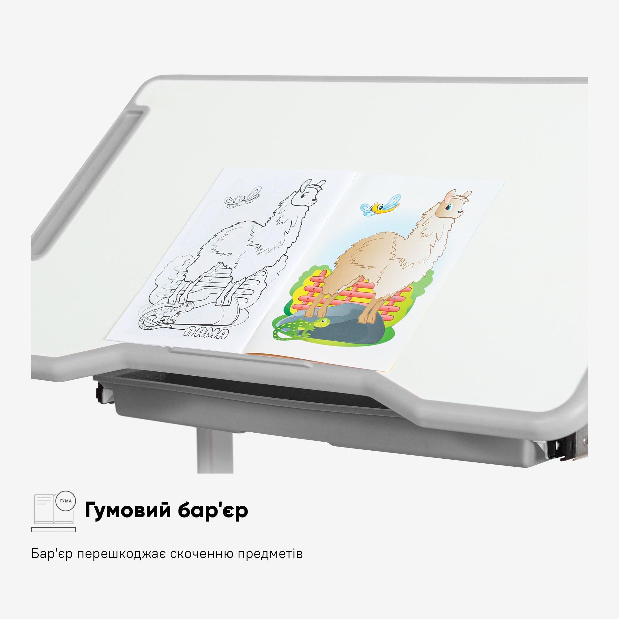 Комплект мебели Evo-Kids (стол+стул+полка+лампа) BD-20 G - фото 6