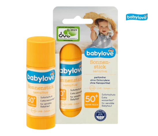 Солнцезащитный стик Babylove Sensitive SPF 50+ 20 г - фото 2