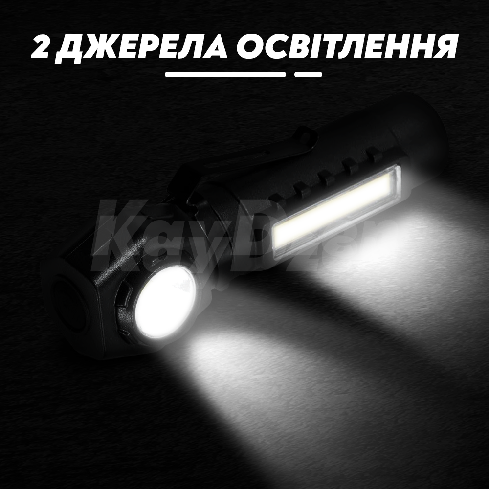 Фонарь налобный Andowl Q-TD101 LED аккумуляторный (214) - фото 3