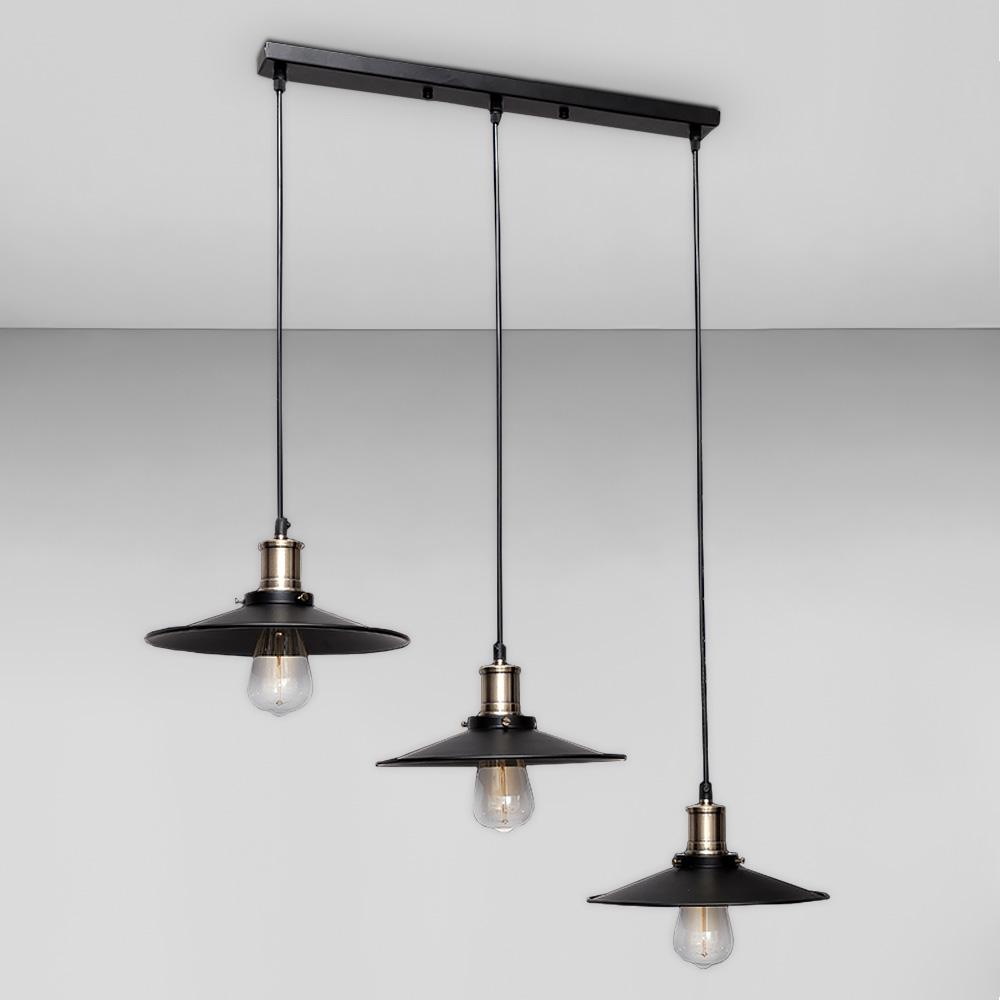 Люстра подвесная Лофт Light House LS-18675-3 BK 500 сатин Черный