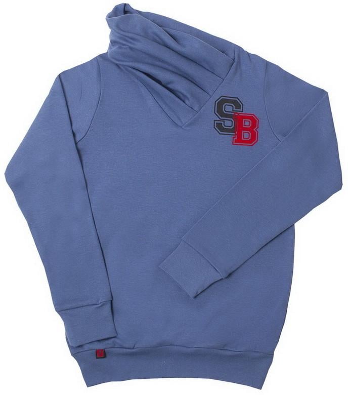 Водолазка дитяча бавовняна для хлопчика Gabbi SV-17-1-18 Супербой 128 см Блакитний Індиго (11491)