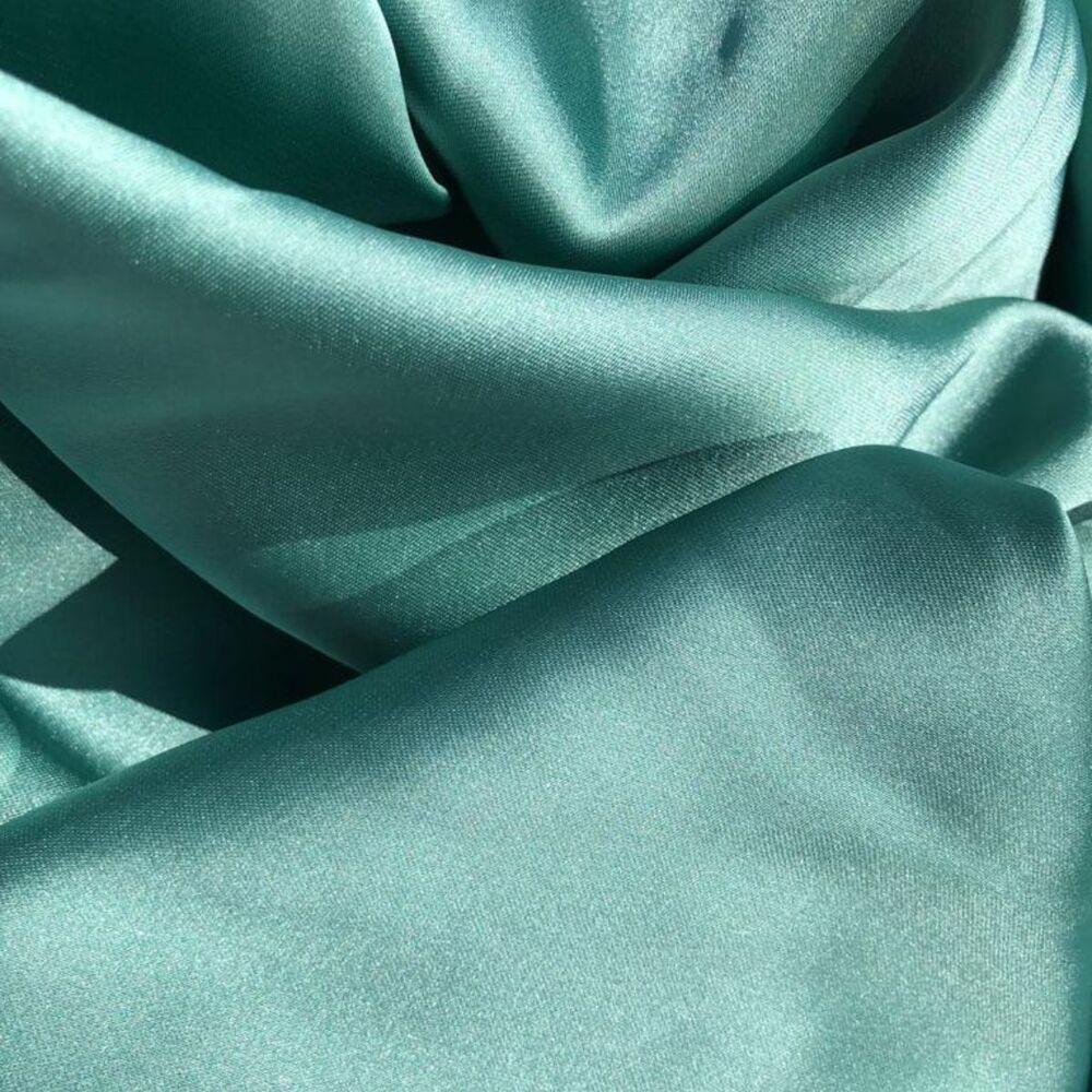 Ткань Атлас Isabella Бирюза (19757)