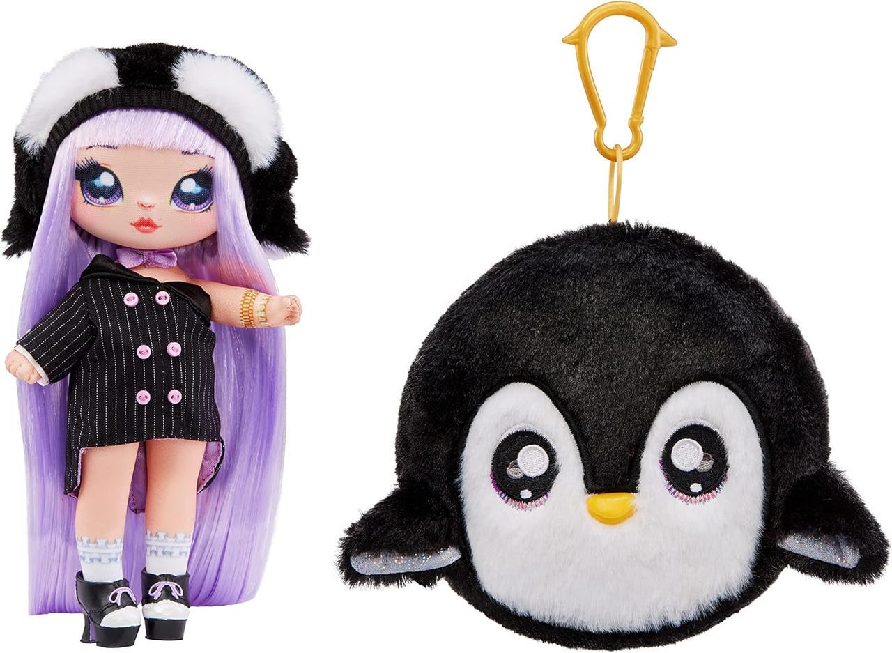 Лялька м'яка Surprise 2в1 Cozy Series Lavender Penguin (1959951652)