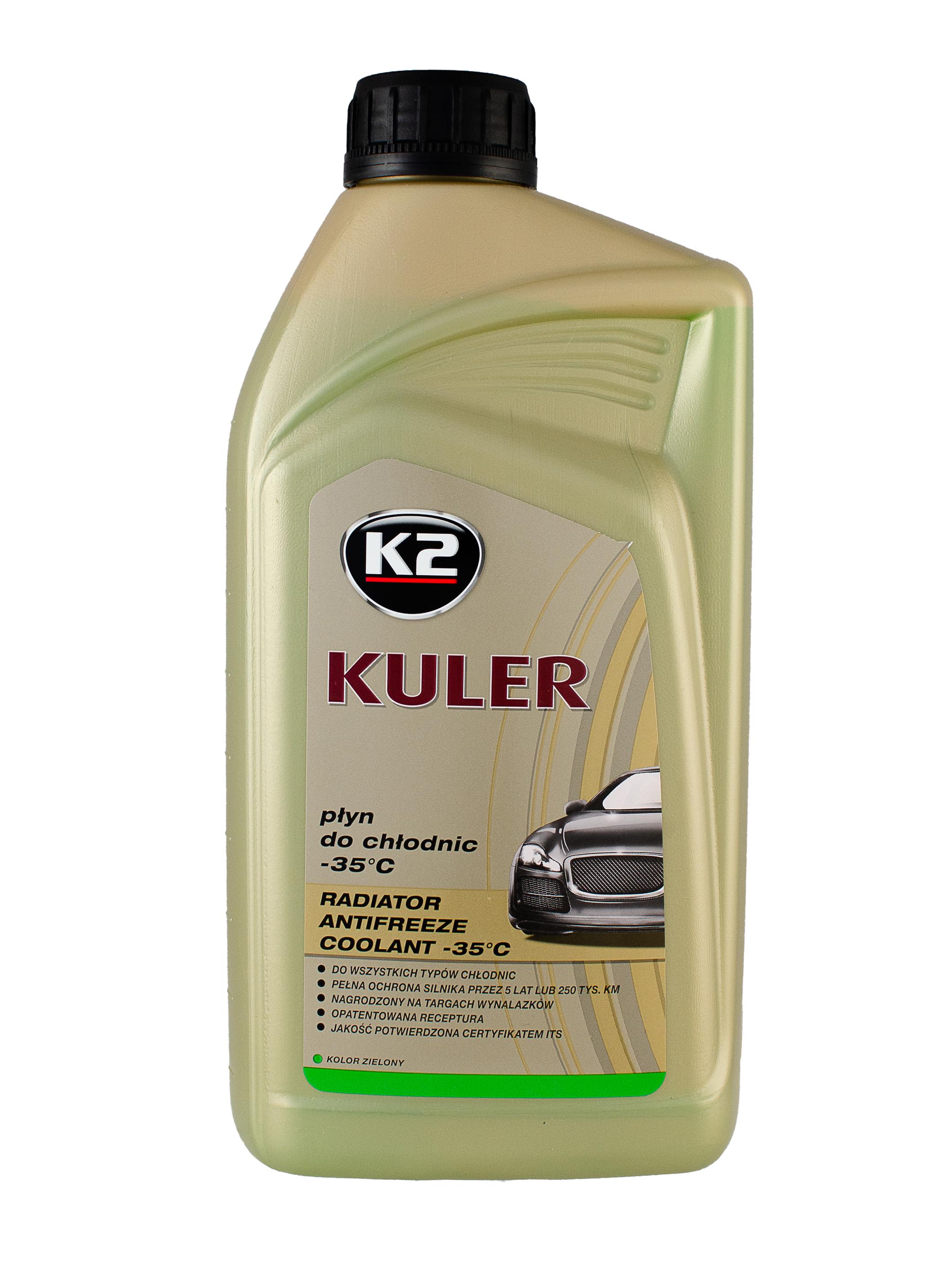 Антифриз K2 KULER -35 °C 1 л Зеленый
