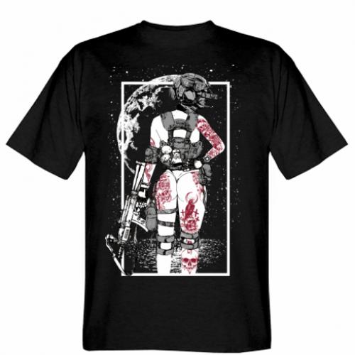 Футболка мужская Stedman Military girl with tattoos 2XL Черный (18001059-2-204928-XXL)