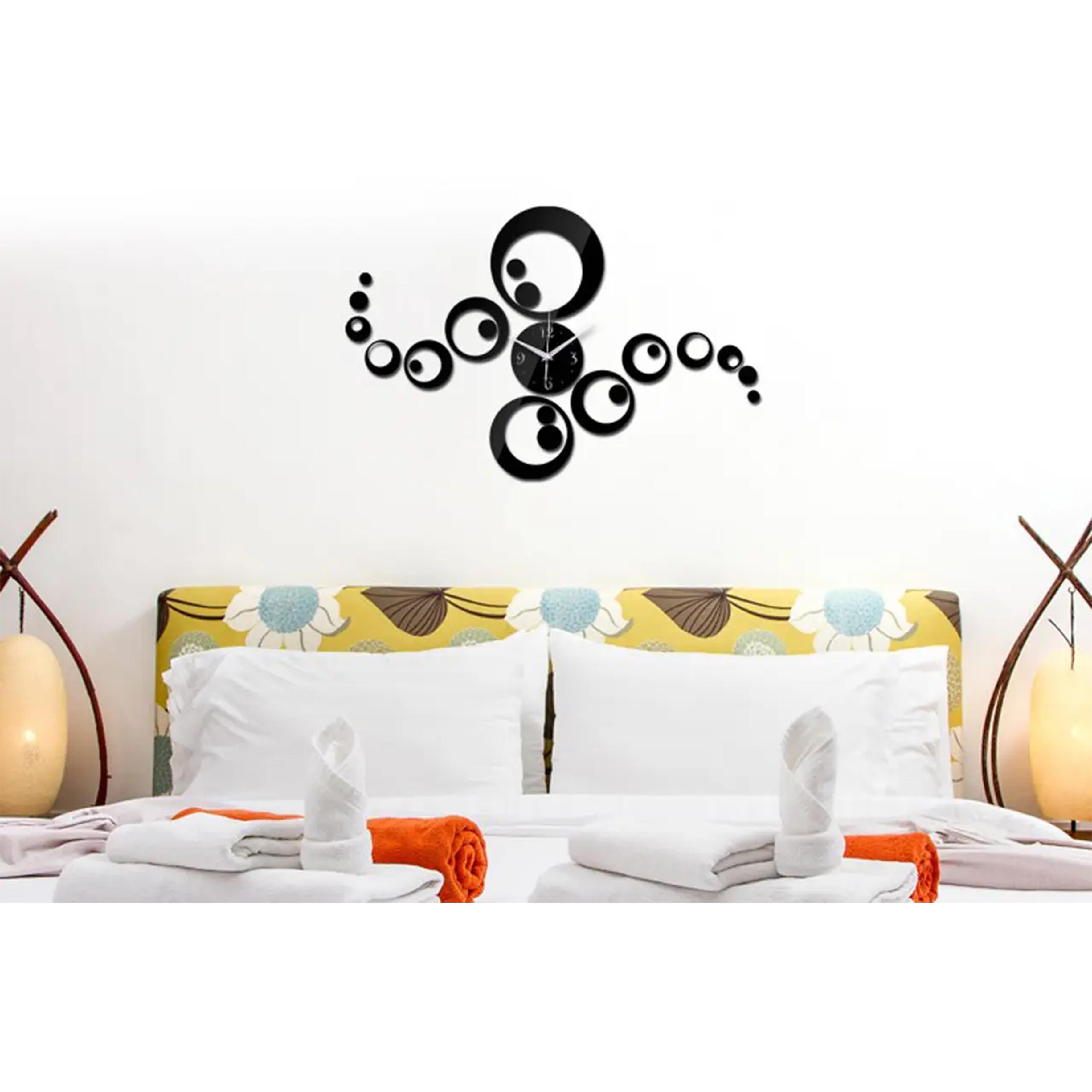 Годинник настінний 3D з дзеркальним ефектом Waves 60х50 см (1012236) - фото 2