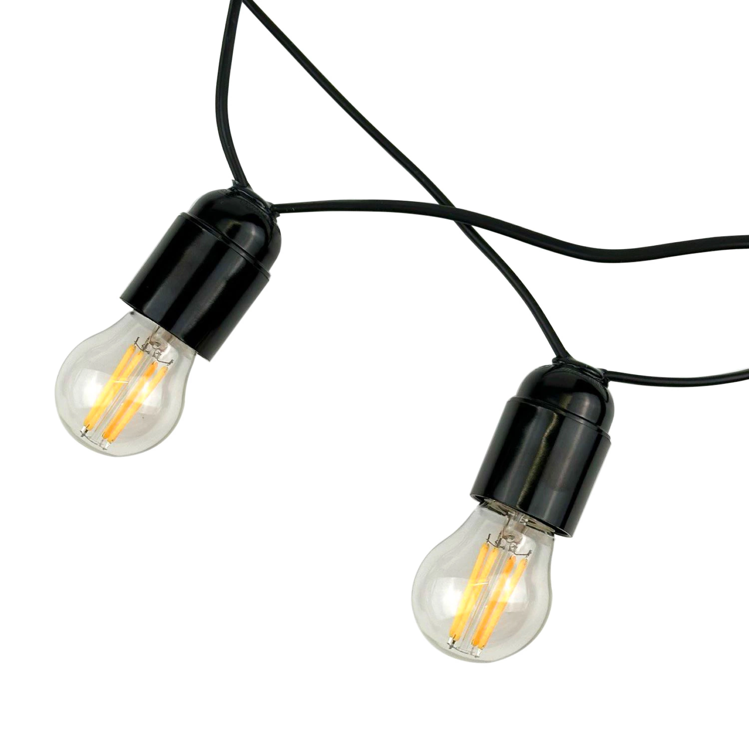 Гірлянда-ретро Економ Twisted Е27 з вологозахистом ІР33 ПВХ 11 патронів без ламп 5 м (23664)