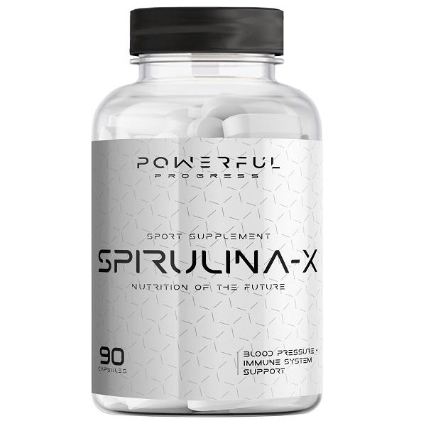 Натуральная добавка для спорта Powerful Progress Spirulina-X 90 капс. (000021201)