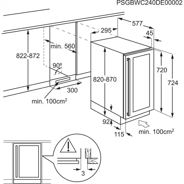 Винна шафа AEG AWUS020B5B - фото 3 Винна шафа AEG AWUS020B5B - фото 3