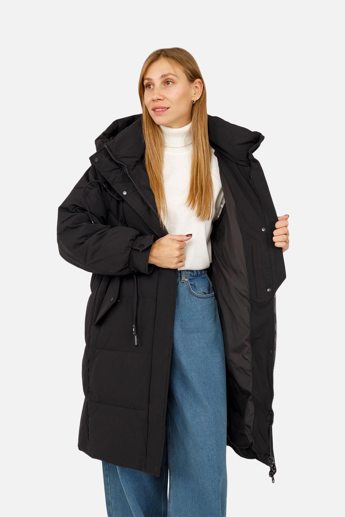 Куртка женская р. 44 Черный (SKT001009649) - фото 3 Куртка женская р. 44 Черный (SKT001009649) - фото 3