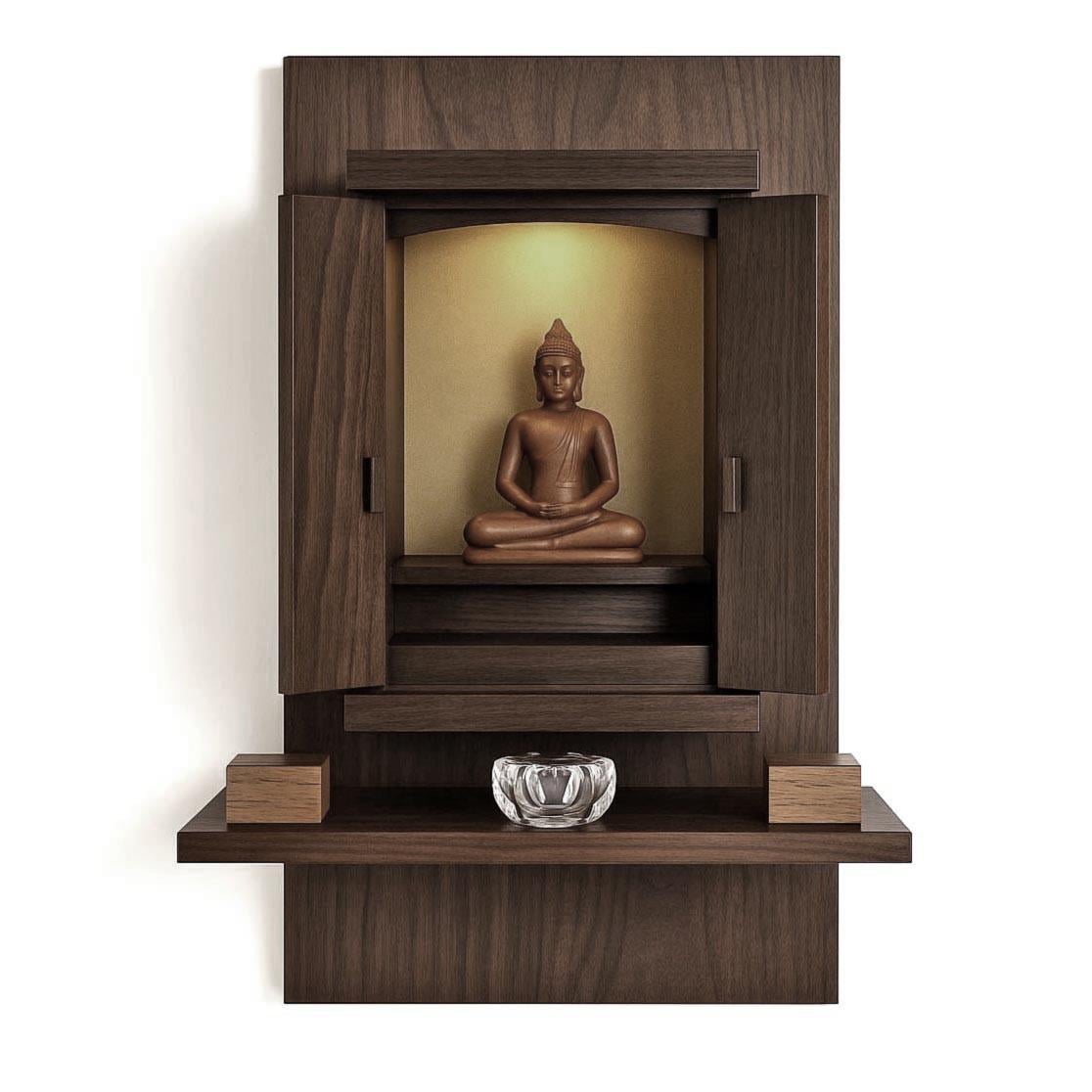 Алтарь для медитации из дерева Лахатар Сепия (ЛАТ-009908)
