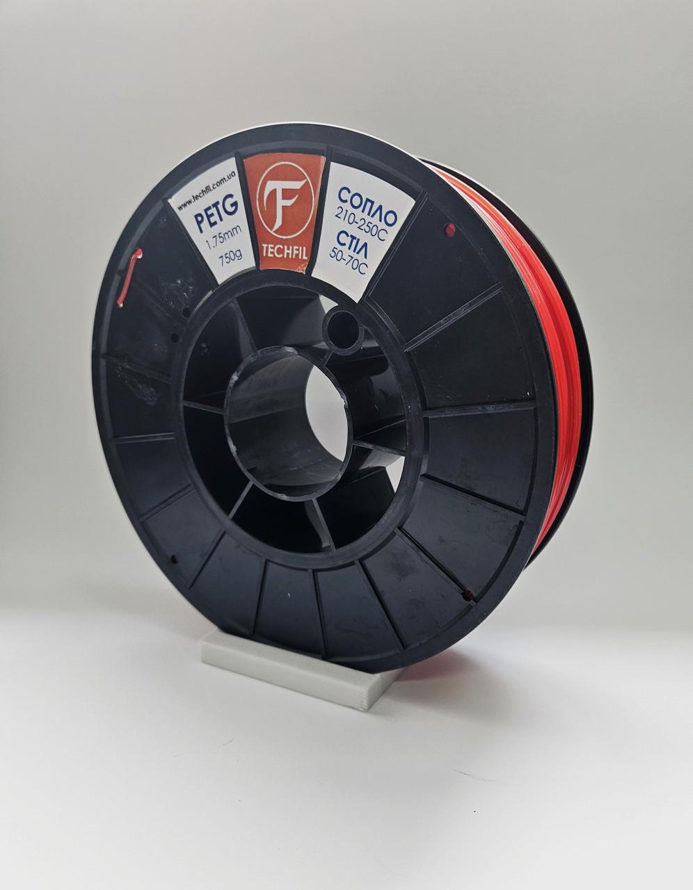 Нить для 3D печати PETG Techfil марка 074 1,75 мм Красный - фото 3 Нить для 3D печати PETG Techfil марка 074 1,75 мм Красный - фото 3