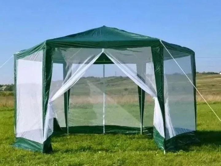Садовий павільйон із москітною сіткою 4х4 м (26002465) - фото 4