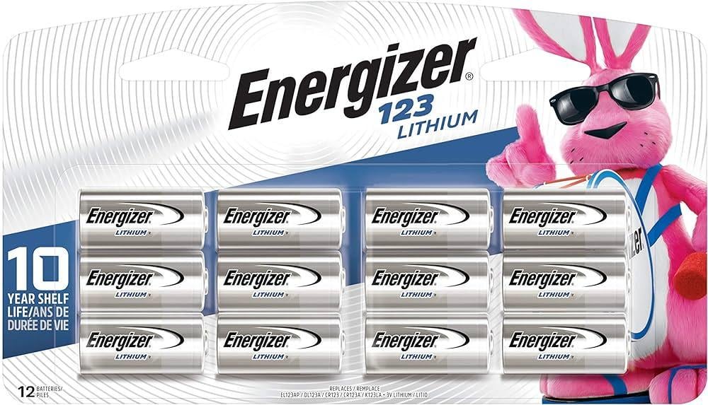 Батарейка Energizer CR 123 CR123 lithium 3V блістер 12 шт.
