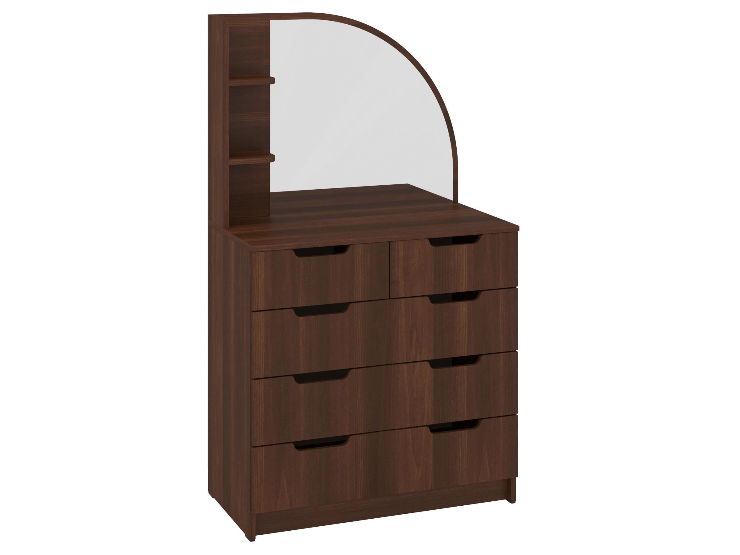 Туалетний столик PEHOTIN Трюмо-5 80х43х140 см Горіх (PN-102311)