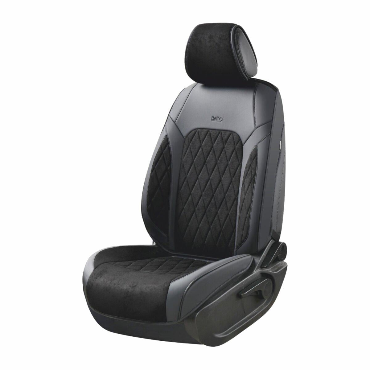 Комплект чехлов 3D для передних сидений Beltex Malibu 2 шт. Black