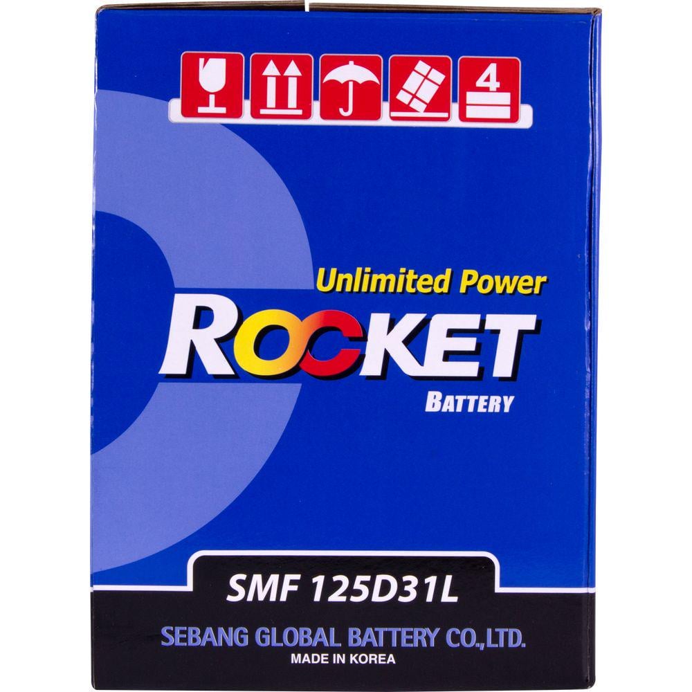 Аккумулятор автомобильный Rocket Japan SMF 125D31L 6СТ-100 Ah 830 A CCA (51471) - фото 5
