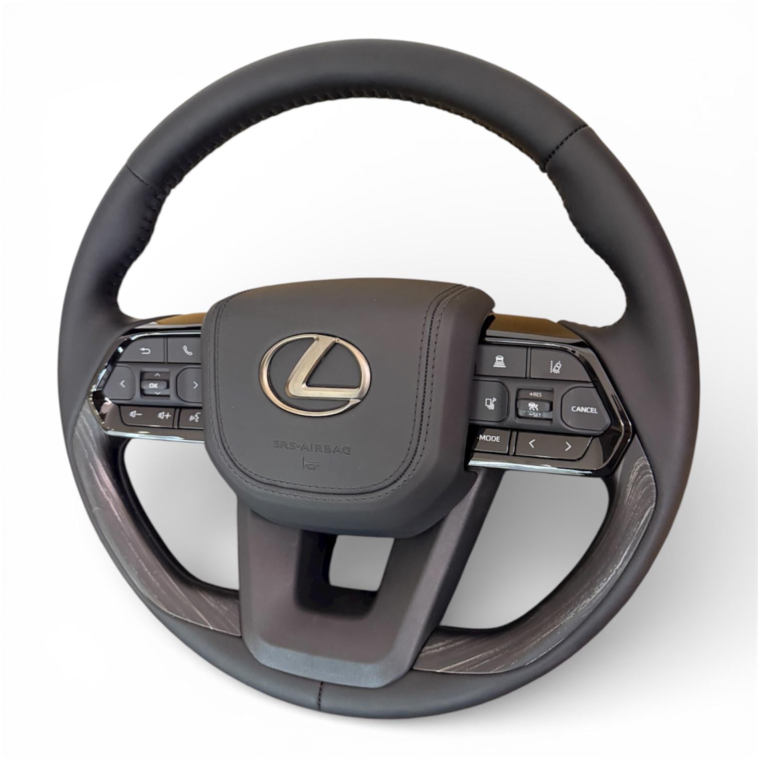 Кермо зі вставками під дерево для Lexus LX470/GX470 подушка зі шкіри бронзовий логотип в сборі (32418416)