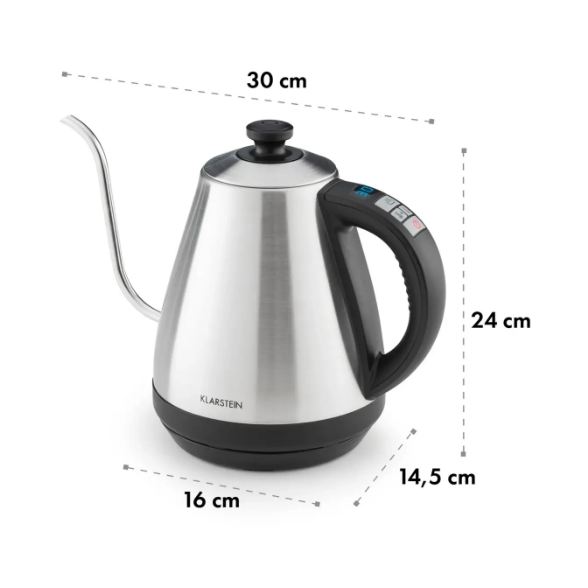 Електрочайник KLARSTEIN Garcon з регулюванням температури 2000 Вт 1 л (10032533) - фото 9