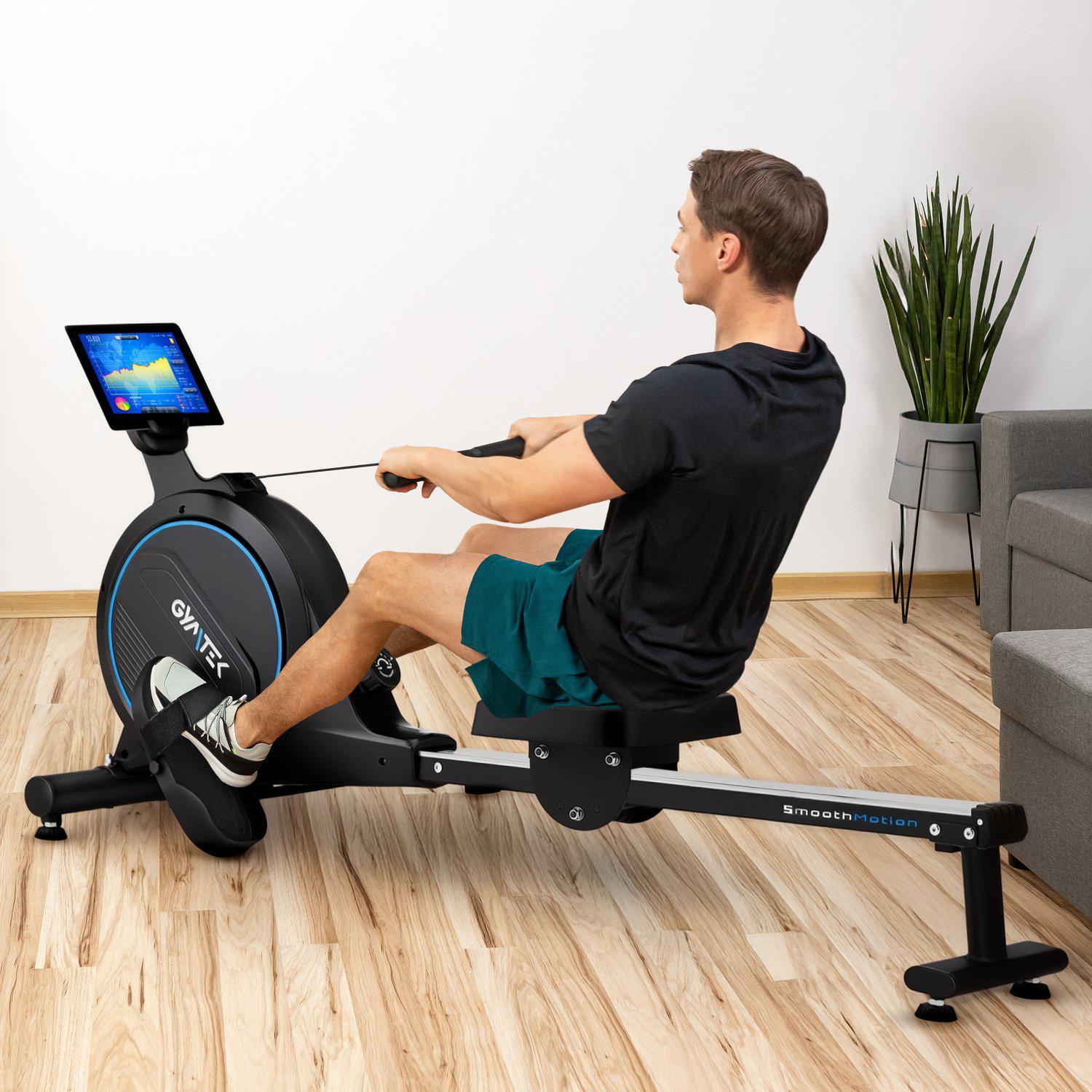 Гребний тренажер Gymtek XR800 магнітний Синій (30477386) - фото 6 Гребний тренажер Gymtek XR800 магнітний Синій (30477386) - фото 6