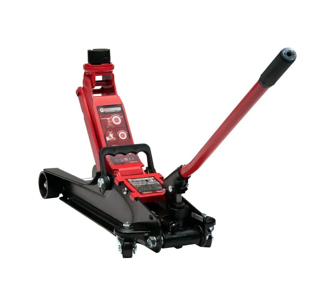 Домкрат гидравлический подкатной низкопрофильный Forcekraft FK-T820010L 85-380 мм 3 т (FK-T820010L)