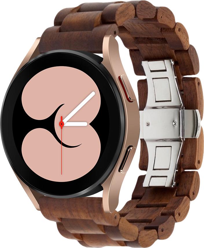 Ремешок деревянный WoodLock для Galaxy Watch 4 40 мм Brown (28274-30)